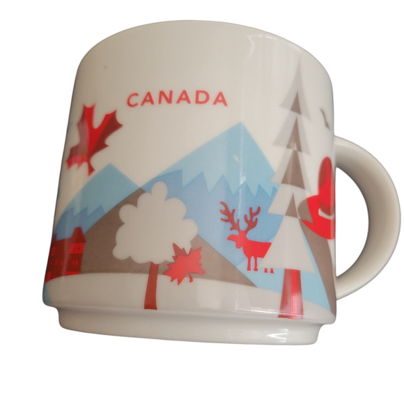 Starbucks "You Are Here Series" Las Vegas and Canada 14 oz Ceramic Mug Set of 2 - Picture 6 of 16